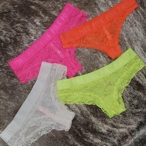 4 PINK Victoria's secret panties